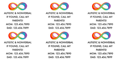 ASD/Neurodivergent Lost & Found Labels